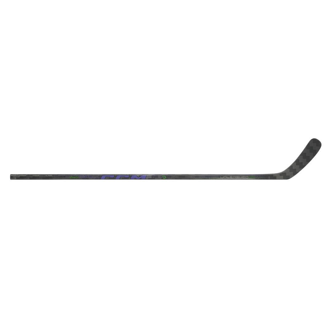 CCM Senior Ribcor Trigger Unleashed Pro Top Shaft Hockey Player Stick black blue