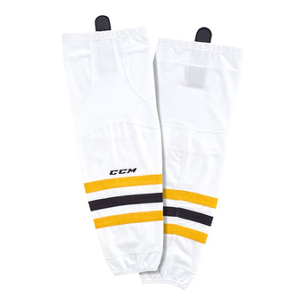 CCM Senior SX8000 Gamewear Hockey Sock Pittsburg White