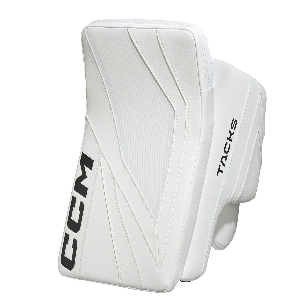 CCM Senior Tacks Goalie Blocker white