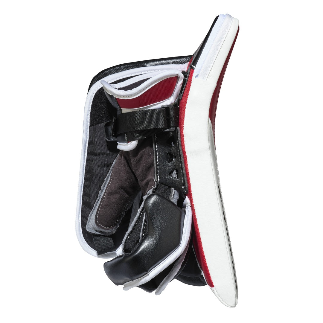 CCM Senior Tacks Hockey Goalie Blocker Chicago/ white black red