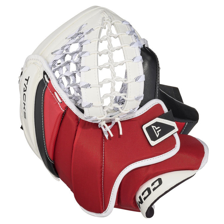 CCM Senior Tacks Hockey Goalie Trapper Chicago/ white-red-black
