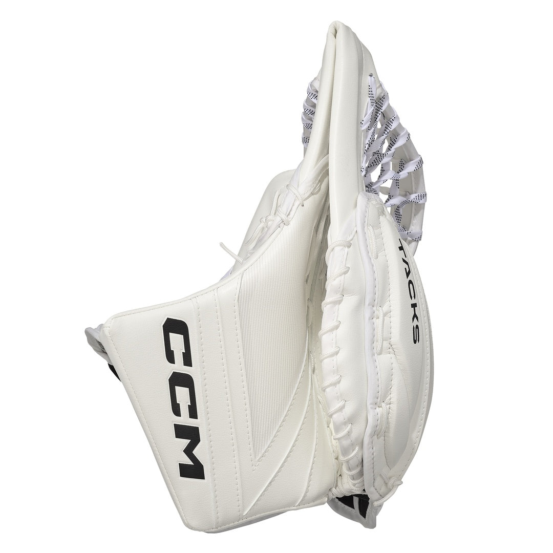 CCM Senior Tacks Hockey Goalie Trapper white
