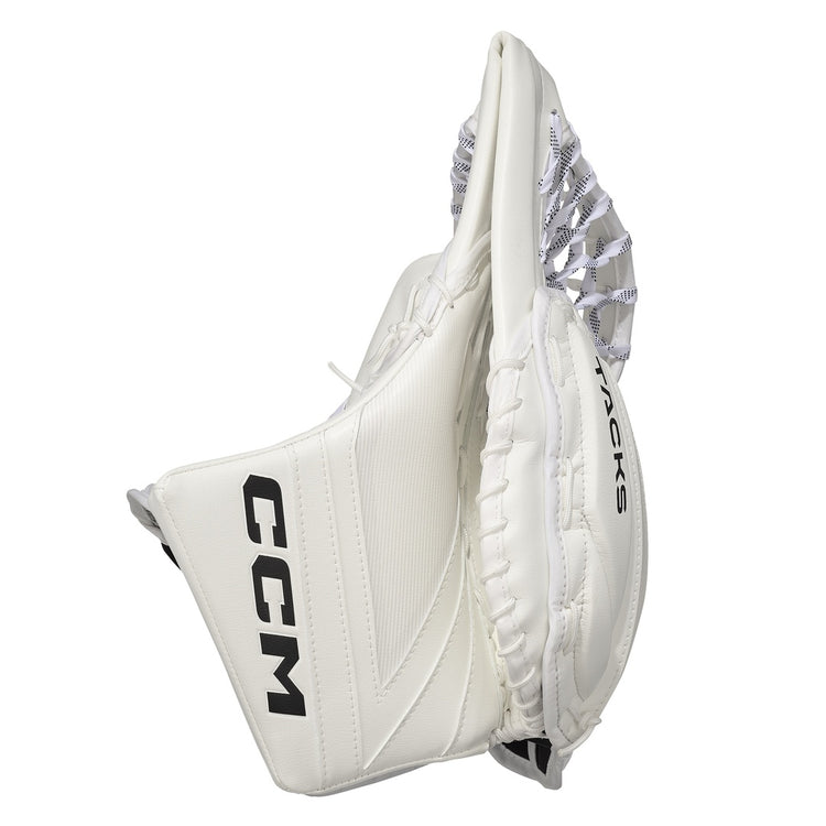 CCM Senior Tacks Hockey Goalie Trapper white