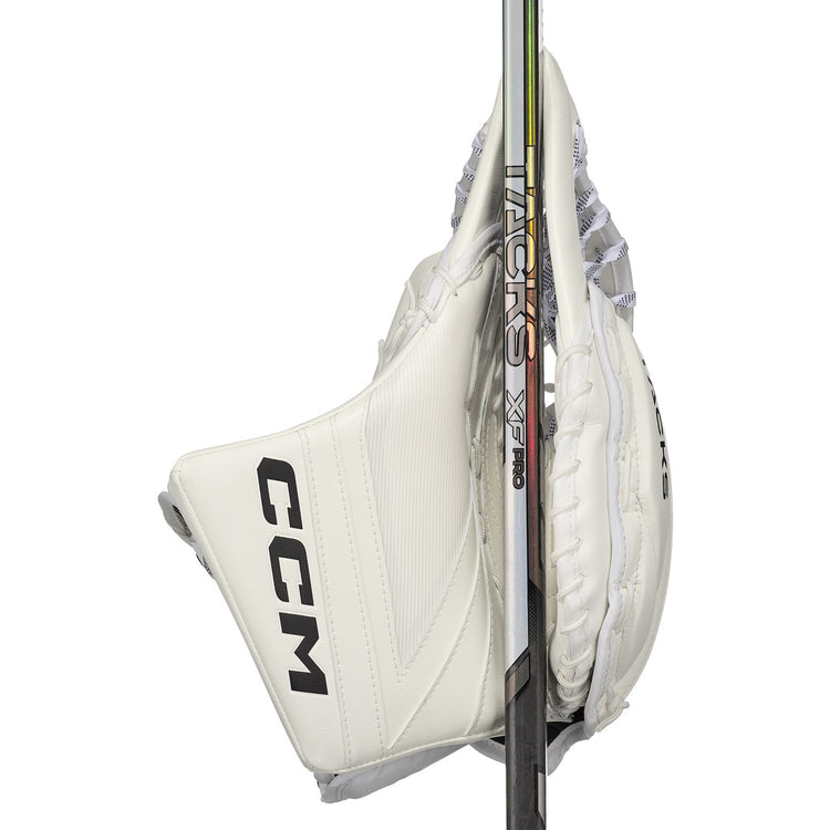 CCM Senior Tacks Hockey Goalie Trapper white