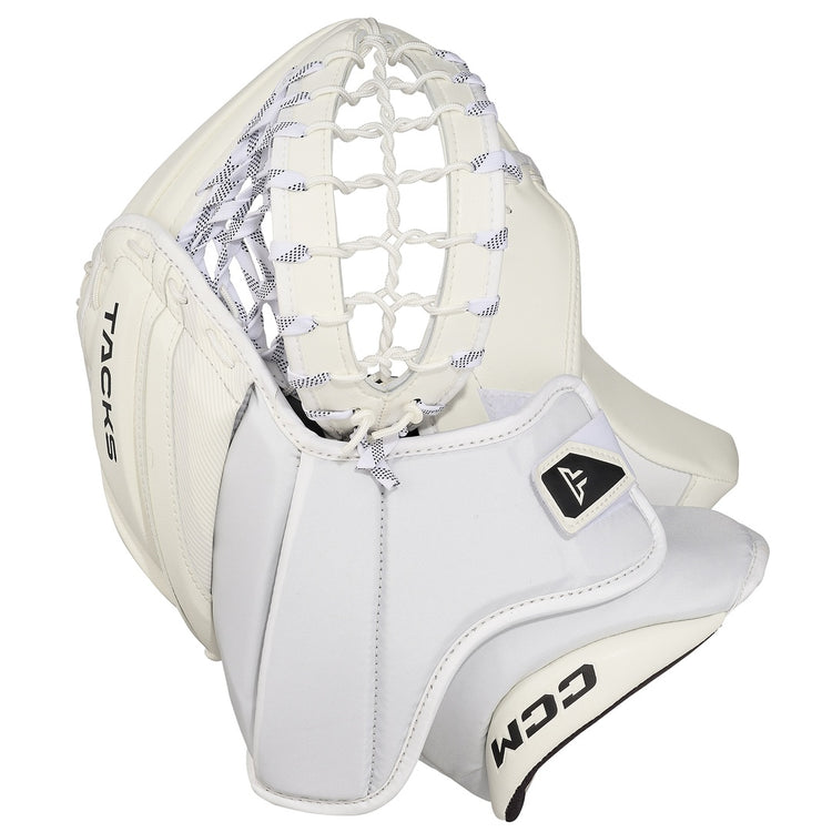 CCM Senior Tacks Hockey Goalie Trapper white