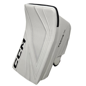 CCM Senior Tacks Pro Hockey Goalie Blocker White