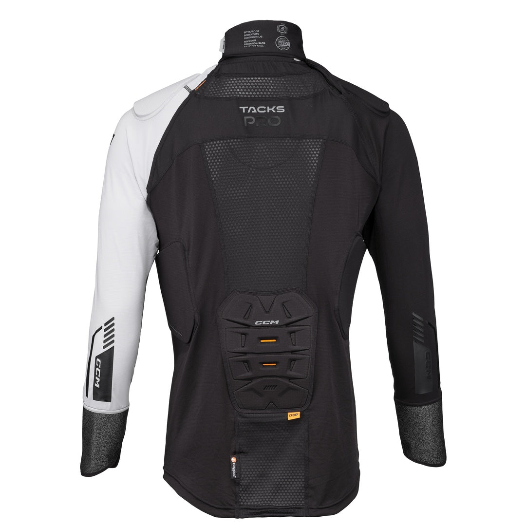 CCM Senior Tacks Pro Long Sleeve Hockey Baselayer Top black/grey