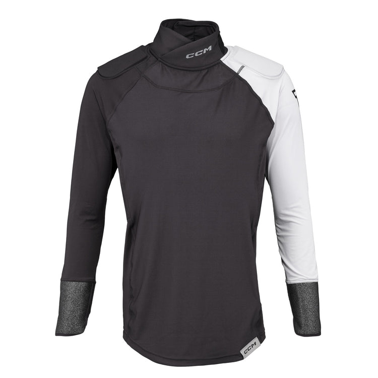 CCM Senior Tacks Pro Long Sleeve Hockey Baselayer Top black/grey