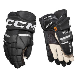 CCM Senior Tacks XR Hockey Player Glove Black/White