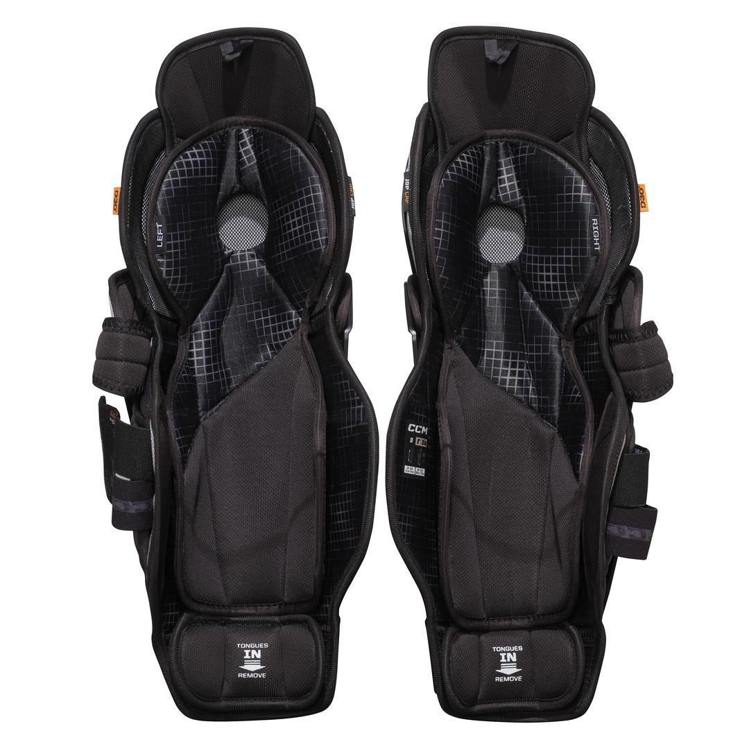 CCM Senior Tacks XR Hockey Player Shin Guard black