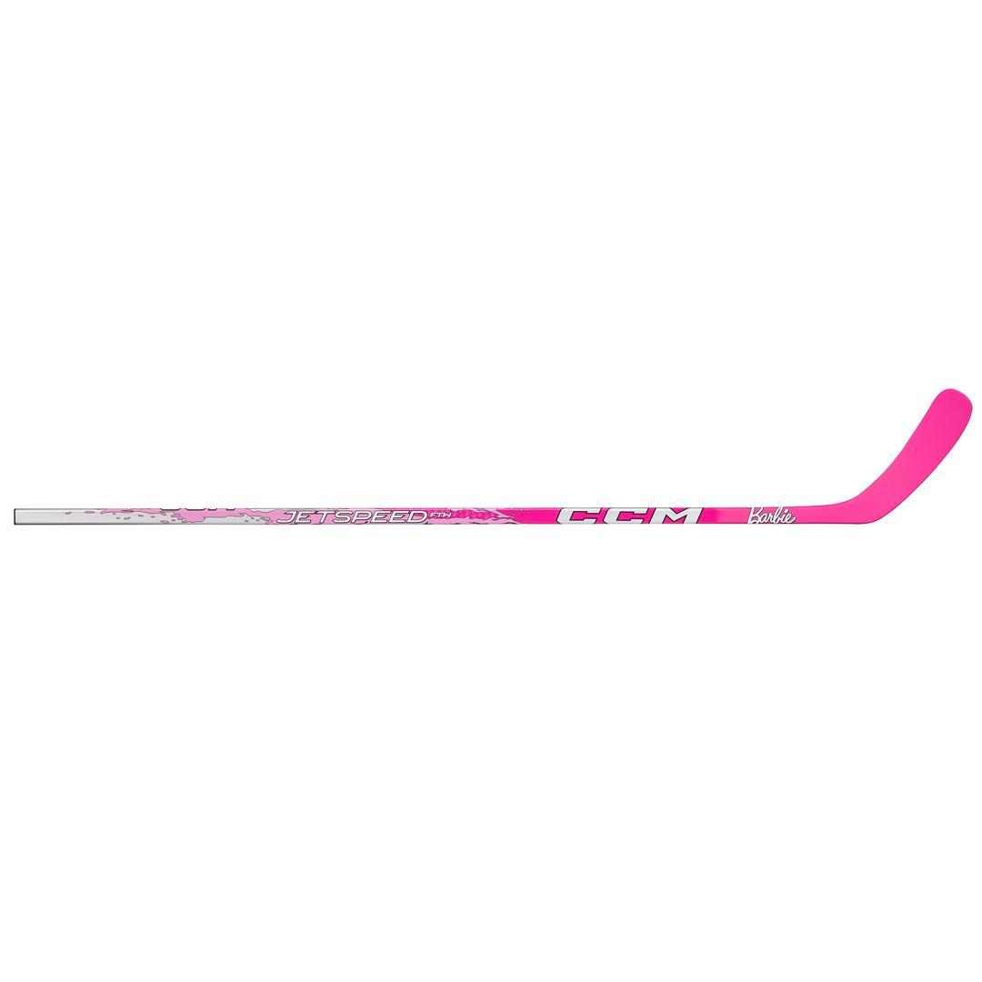 CCM Senior Women's JetSpeed FTW Barbie Hockey Player Stick pink white