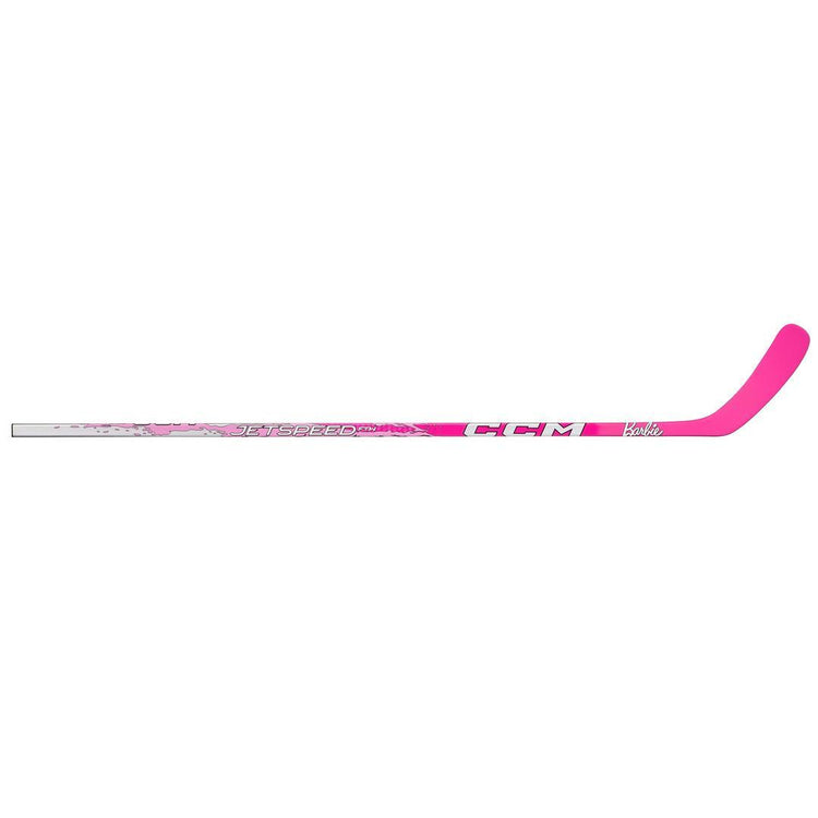 CCM Senior Women's JetSpeed FTW Barbie Hockey Player Stick pink white