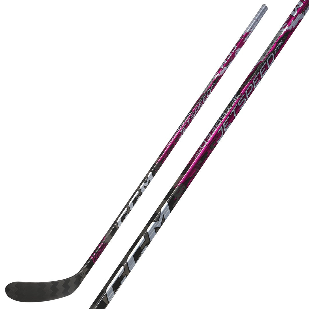 CCM Senior Women's JetSpeed FTW Pro Barbie Hockey Player Stick pink/silver/black
