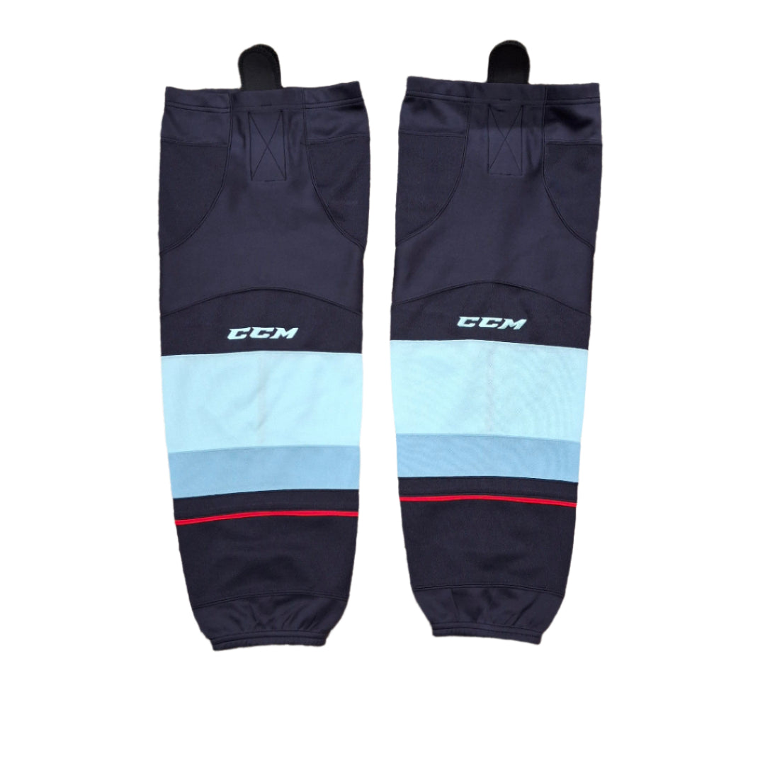 CCM SX8000 Gamewear Hockey Sock Seattle Kraken navy blue teal