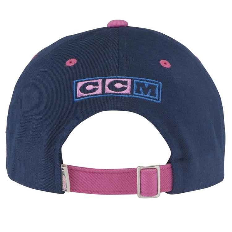 CCM Women's Barbie Adjustable Slouch Hat Midnight Blue blue pink