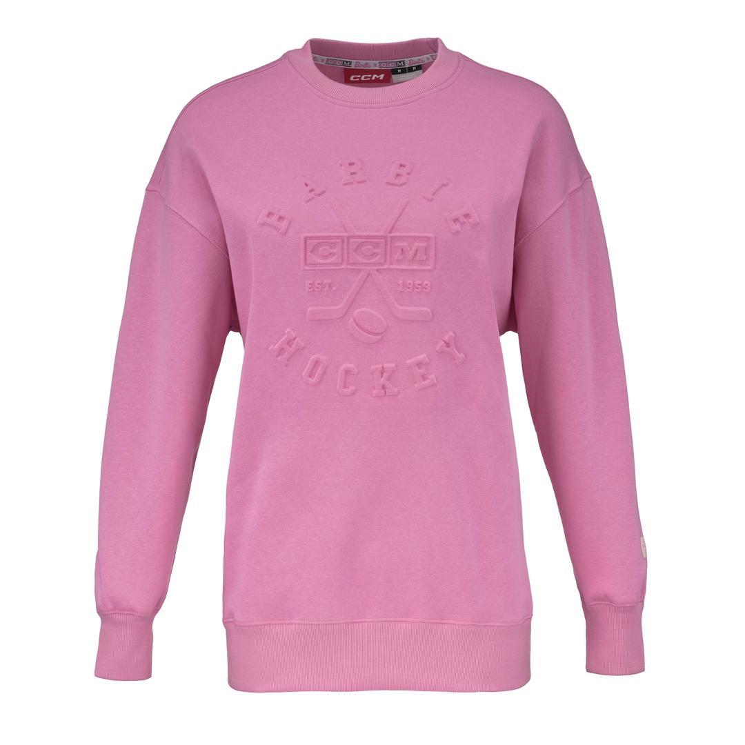 CCM Women's Barbie Crew Neck Sweatshirt pink