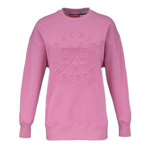 CCM Women's Barbie Crew Neck Sweatshirt pink