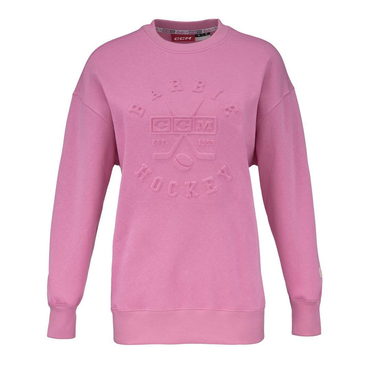 CCM Women's Barbie Crew Neck Sweatshirt pink