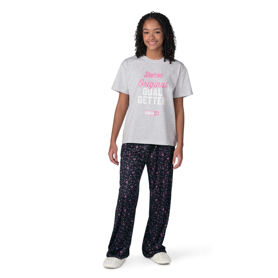 CCM Women's Barbie V2 T-Shirt grey pink white