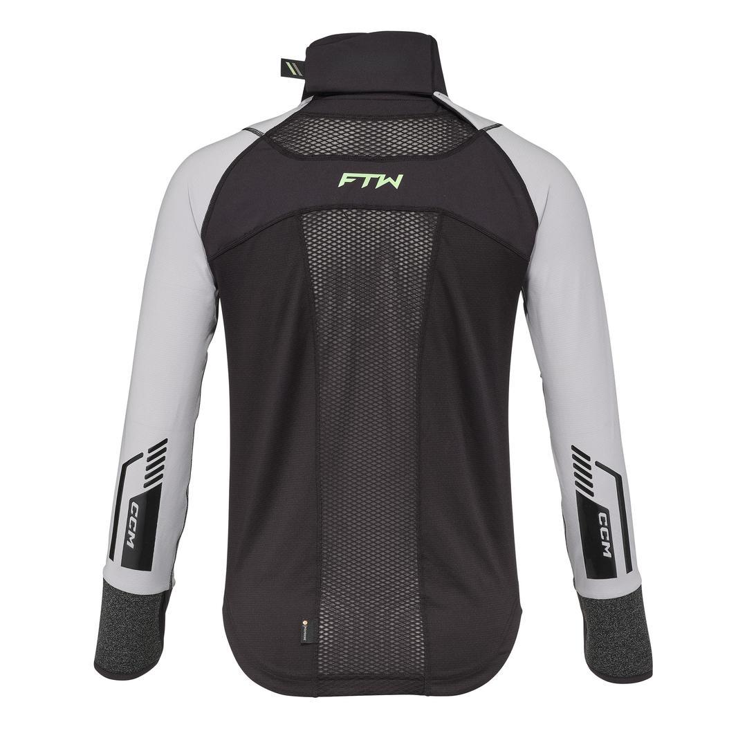CCM Women's FTW Long Sleeve Hockey Baselayer Top black grey