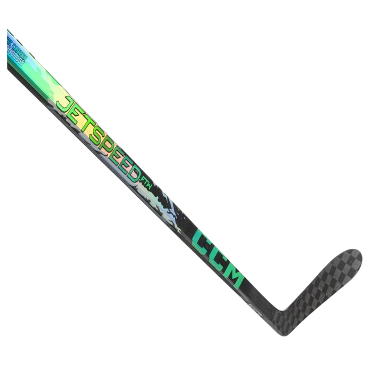 CCM Women's Jetspeed FTW Hockey Player Stick black green silver