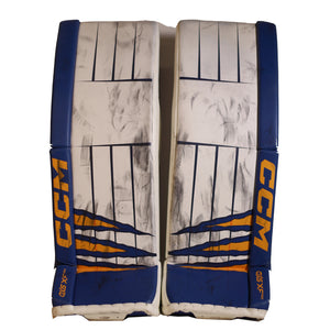 CCM XF Pro ALL OUT Custom Edmonton Oil Kings Hockey Goalie Pads