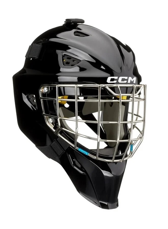 CCM Youth Axis F5 Hockey Goalie Mask Black 