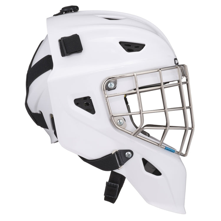 CCM Youth Axis F5 Hockey Goalie Mask white
