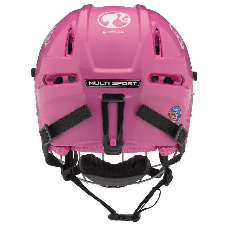 CCM Youth Barbie Multi Sport Combo Helmet pink white black