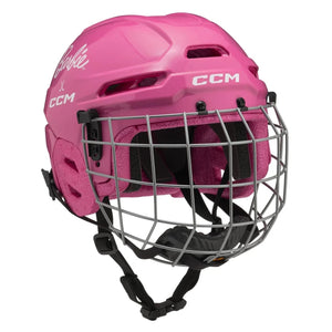 CCM Youth Barbie Multi Sport Combo Helmet pink white black