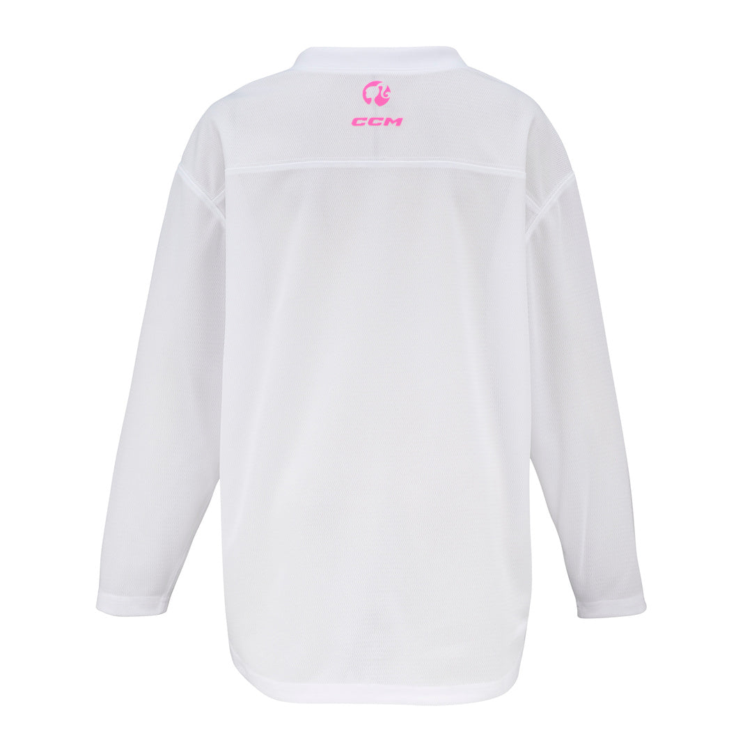 CCM Youth FTW Barbie Practice Jersey white