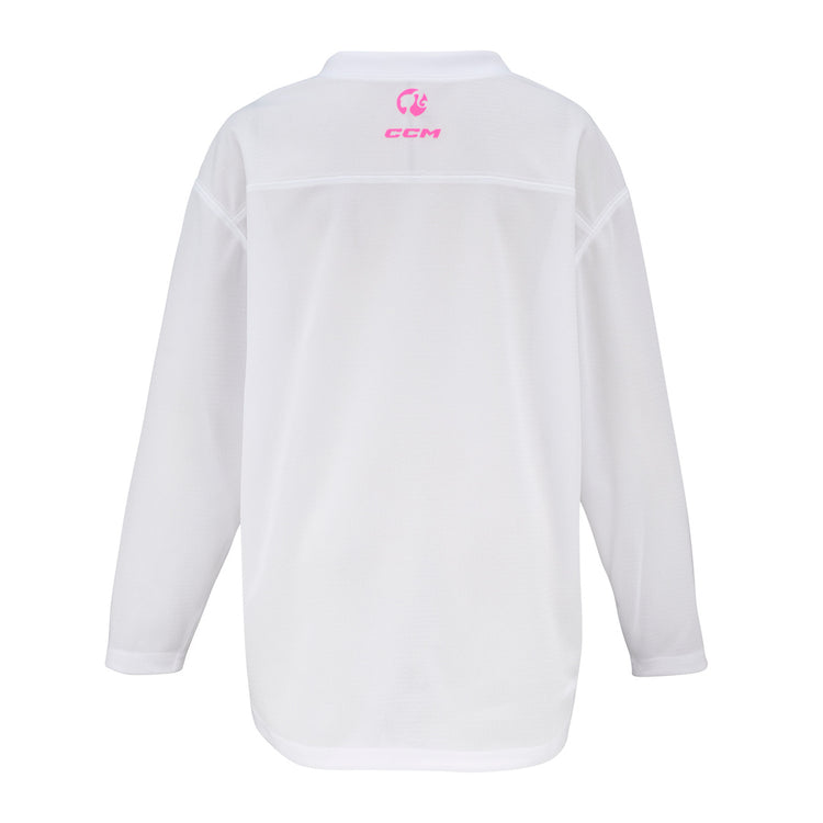 CCM Youth FTW Barbie Practice Jersey white