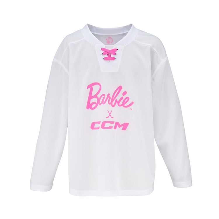 CCM Youth FTW Barbie Practice Jersey white