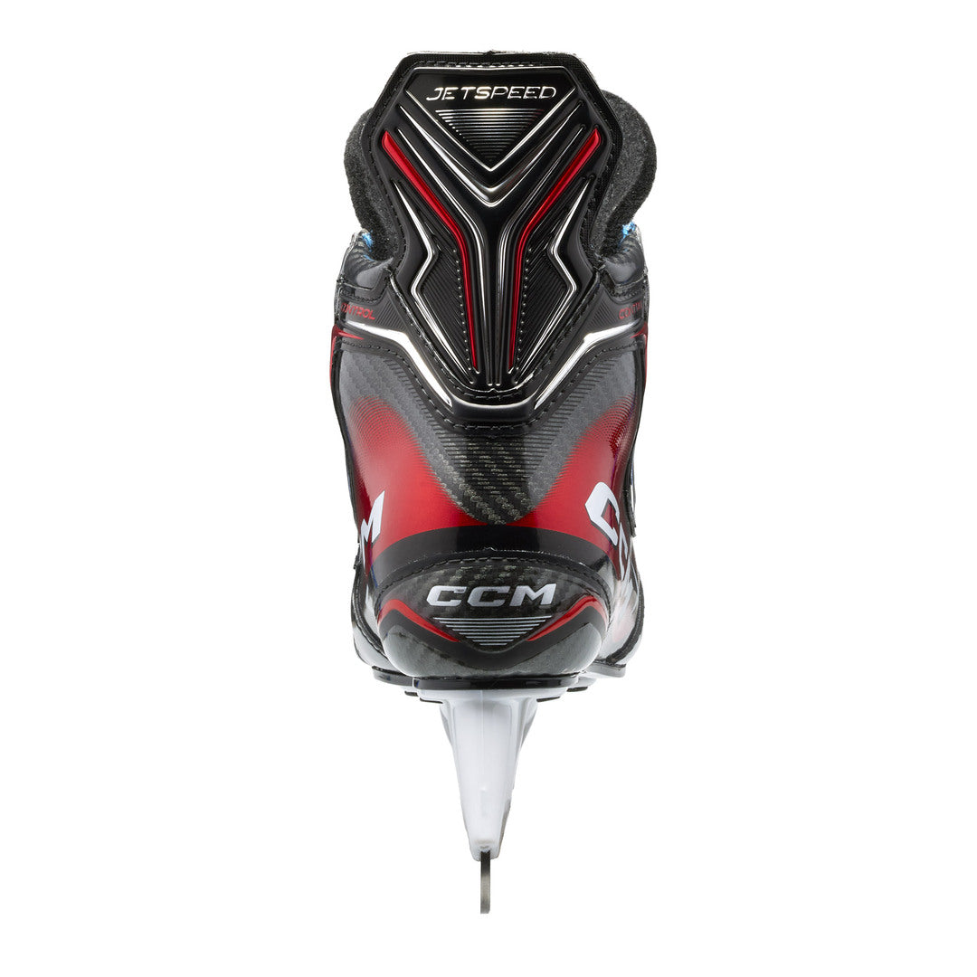 CCM Youth JETSPEED Control Hockey Player Skates 2025 black red