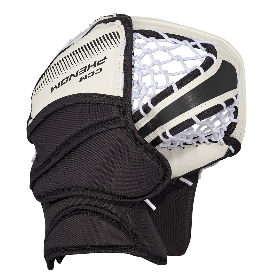 CCM Youth Phenom Hockey Goalie Trapper off white/black