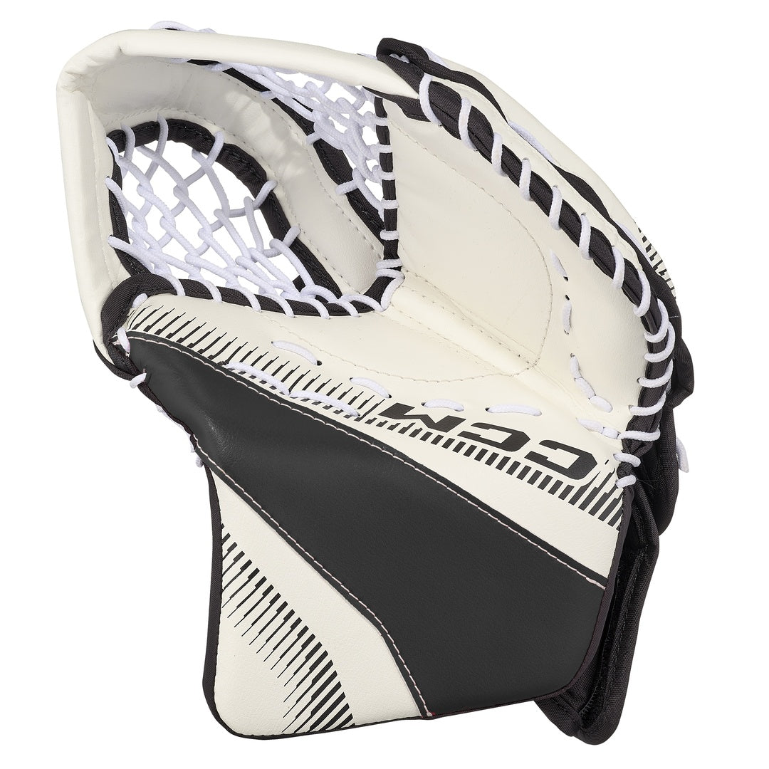 CCM Youth Phenom Hockey Goalie Trapper off white/black