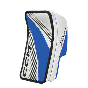 CCM Youth Phenom Hockey Goalie Blocker white/royal/black