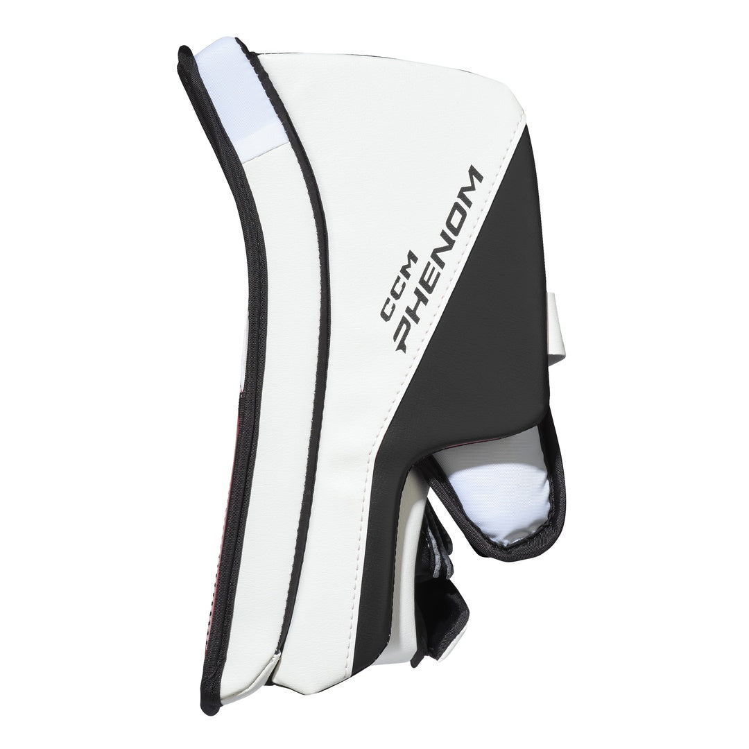 CCM Youth Phenom Hockey Goalie Blocker off white/black