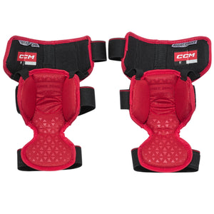 CCM Youth Phenom Hockey Goalie Knee Pad black red