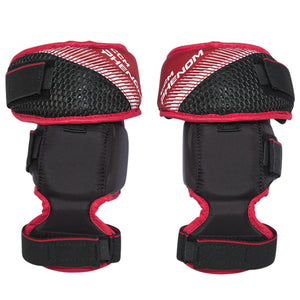 CCM Youth Phenom Hockey Goalie Knee Pad black red