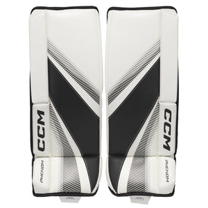 CCM Youth Phenom Hockey Goalie Pad white/black