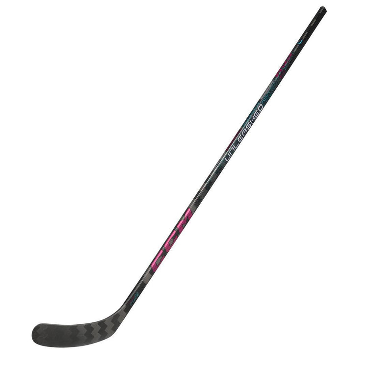 CCM Youth Ribcor Trigger Unleashed Pro Hockey Player Stick black pink