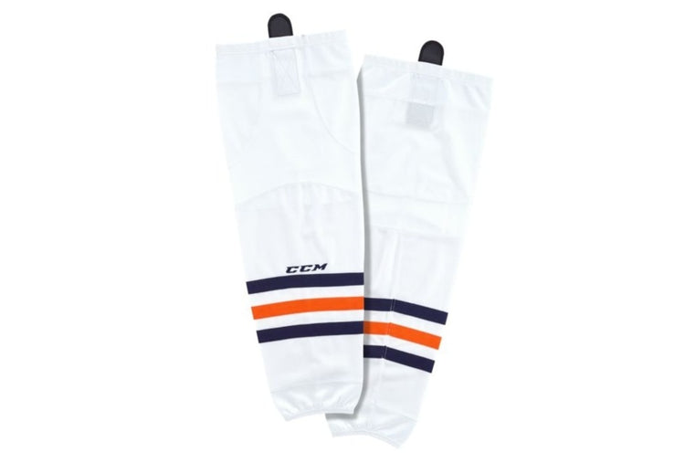 CCM Youth SX8000 Gamewear Hockey Sock Oilers White