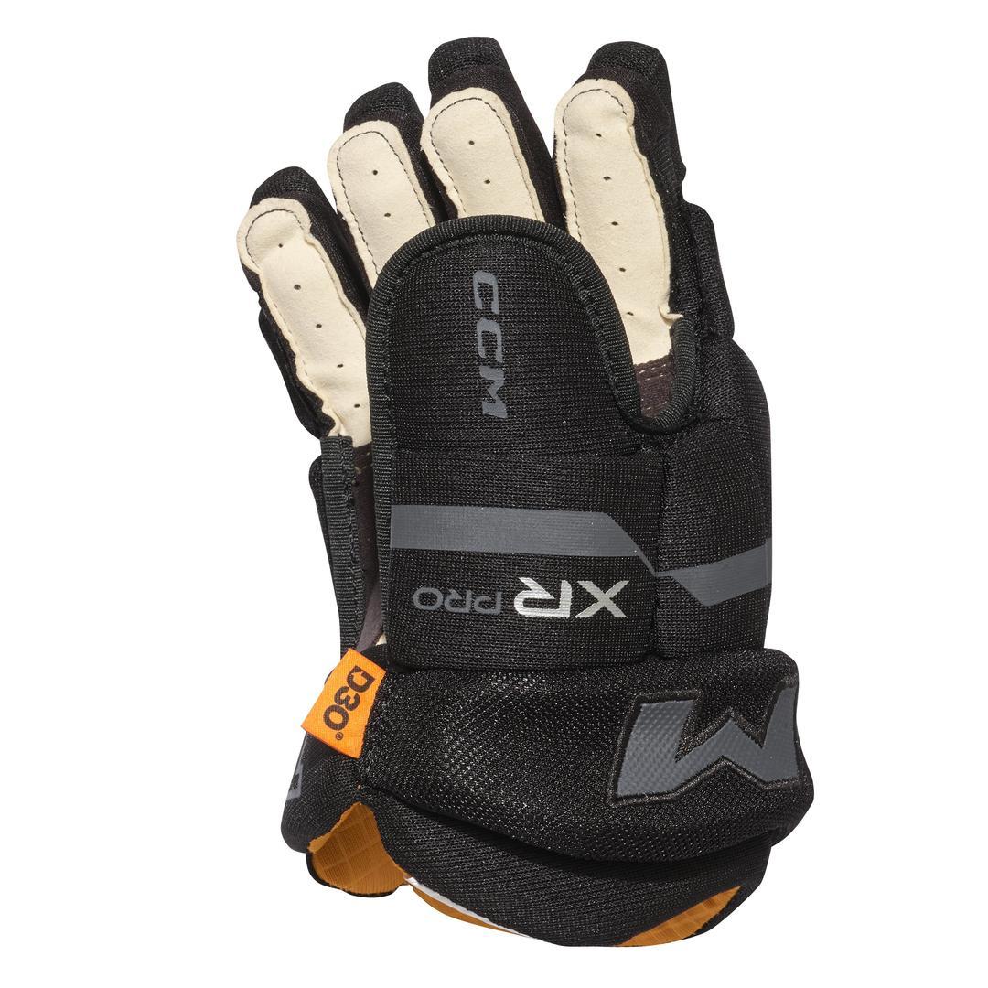 CCM Youth Tacks XR Pro Hockey Player Glove black grey