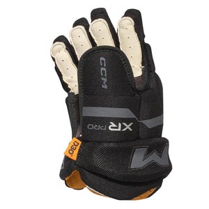 CCM Youth Tacks XR Pro Hockey Player Glove black grey