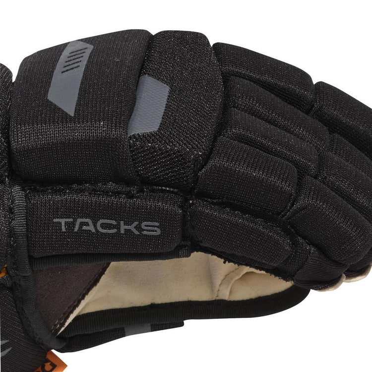 CCM Youth Tacks XR Pro Hockey Player Glove black grey