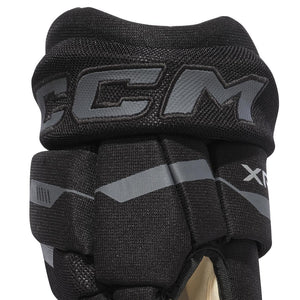 CCM Youth Tacks XR Pro Hockey Player Glove black grey
