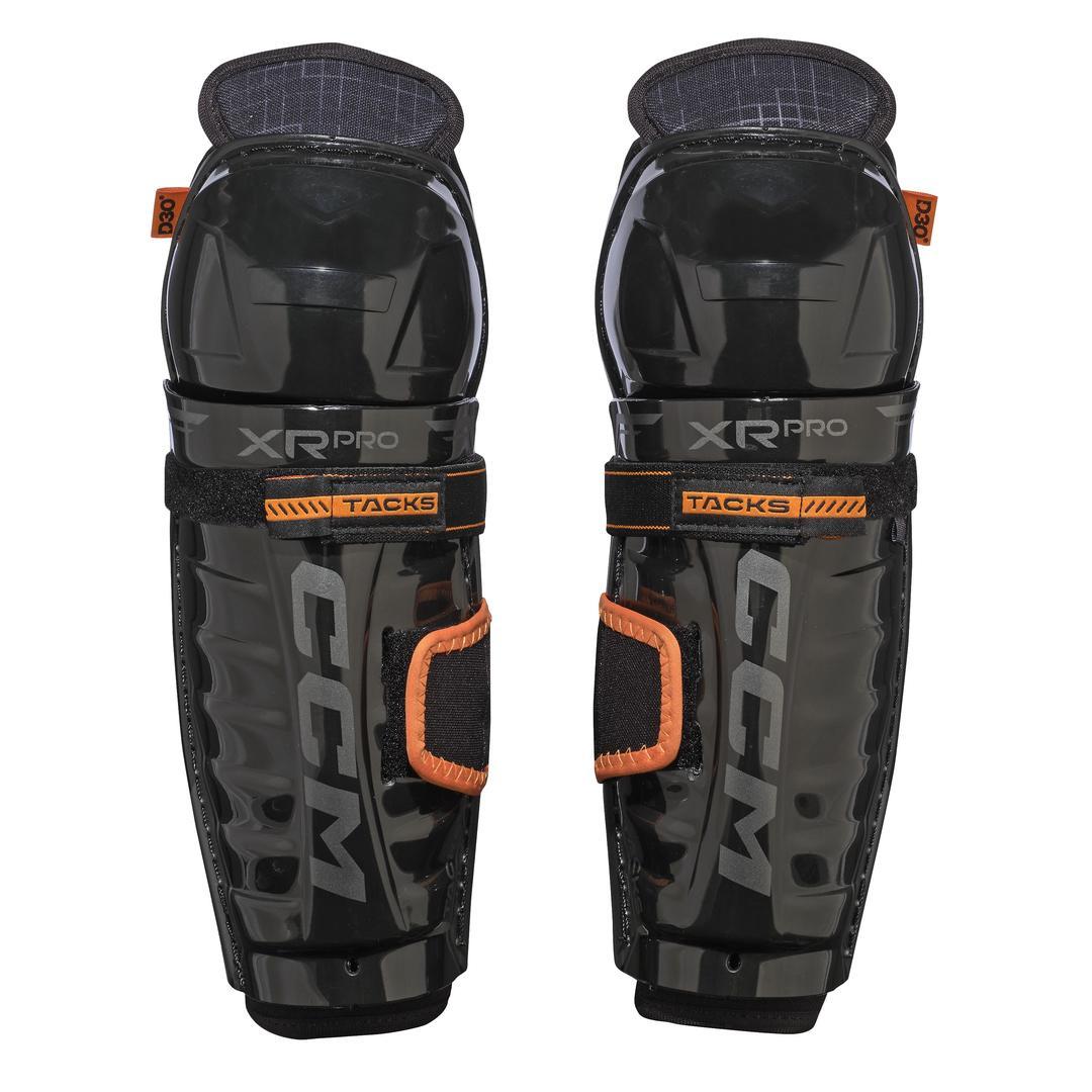 CCM Youth Tacks XR Pro Hockey Player Shin Guard black