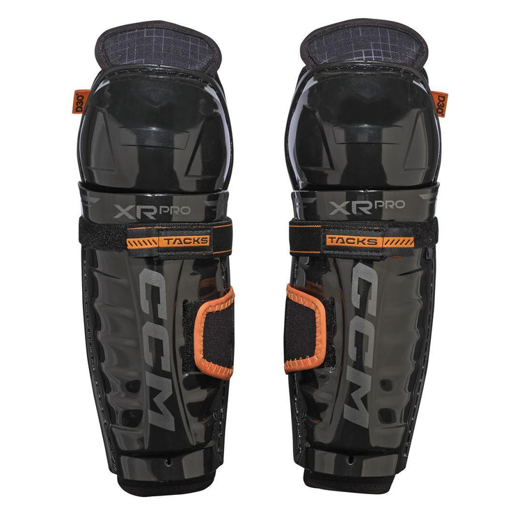 CCM Youth Tacks XR Pro Hockey Player Shin Guard black