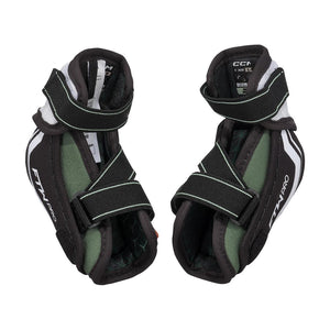 CCM Youth Women's FTW Pro Hockey Elbow Pad black white green